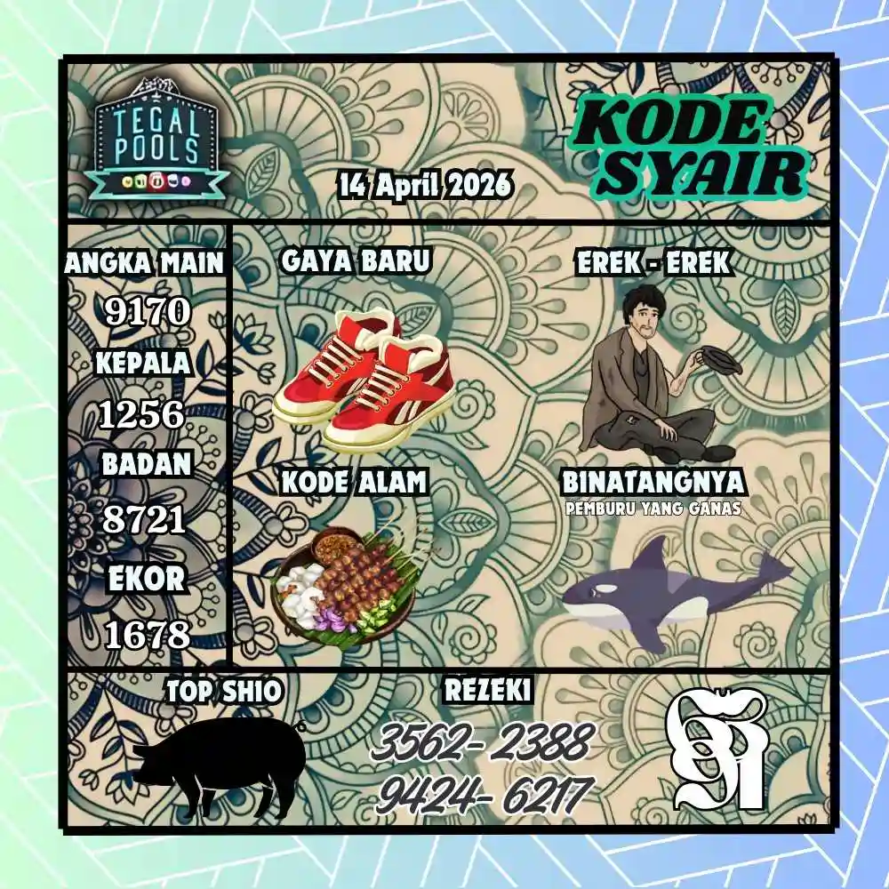 Kode Syair Tegal Pools April 2026
