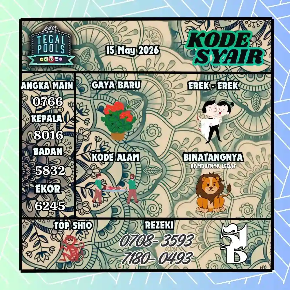 Kode Syair Tegal Pools Mei 2026