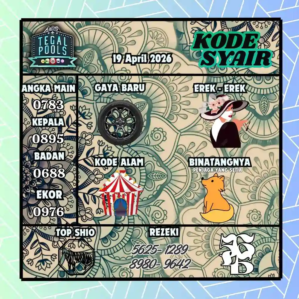 Kode Syair Tegal Pools April 2026