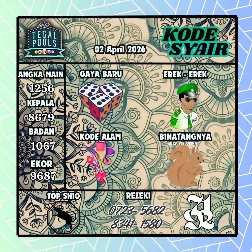 Kode Syair Tegal Pools April 2026