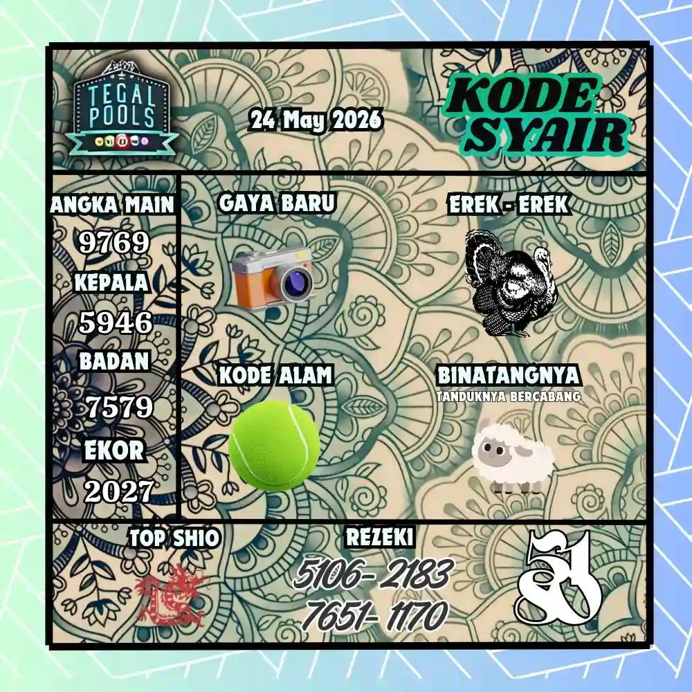 Kode Syair Tegal Pools Mei 2026